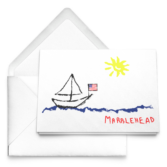 Marblehead Note Cards (Folded) - 5 x 7