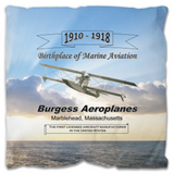 Marblehead Birthplace of Marine Aviation - Outdoor Pillow