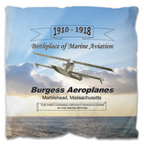 Marblehead Birthplace of Marine Aviation - Outdoor Pillow