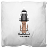 Marblehead Lighthouse Top - Outdoor Pillow