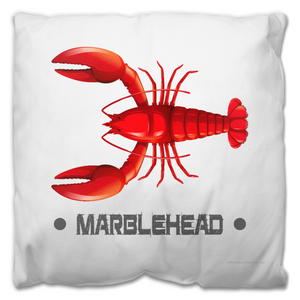 Marblehead Lobster - Outdoor Pillow