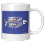 Amity Welcomes You Billboard, Shark Bckgrnd - Mug