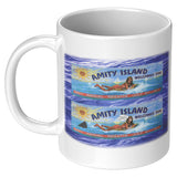 Amity Welcomes You Billboard, Water Bckgrnd - Mug
