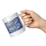 Amity Welcomes You Billboard, Water Bckgrnd - Mug
