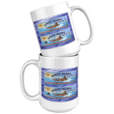 Amity Welcomes You Billboard, Water Bckgrnd - Mug