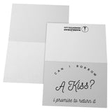 Can I Borrow a Kiss 5x7 Note Card v2