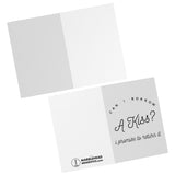 Can I Borrow a Kiss 7x5 Note Card v2