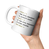 Civil Engineer is Always Right - Mug