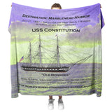 Destination Marblehead, USS Constitution - Fleece Blanket