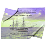 Destination Marblehead, USS Constitution - Fleece Blanket