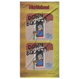 Down Bucket - Up for Air - Beach Towel - Orange-Yellow Background