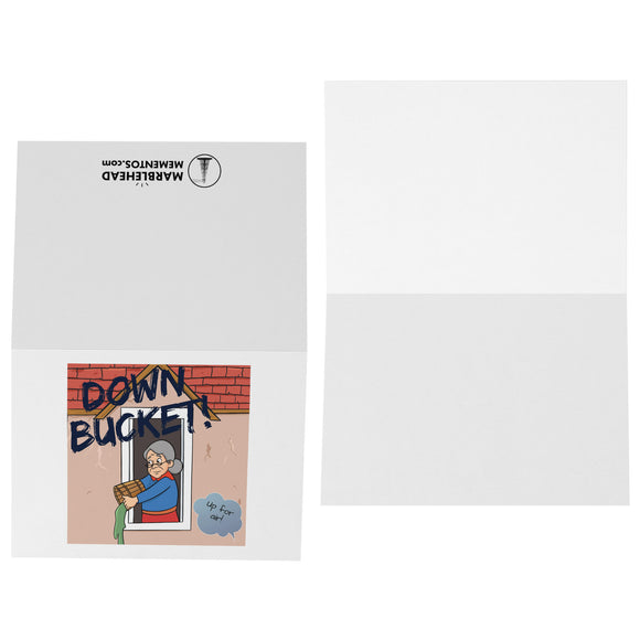 Down Bucket - Up for Air 5x7 Note Card