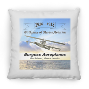 Marblehead, Birthplace of Marine Aviation, Sunset - Pillow, Medium