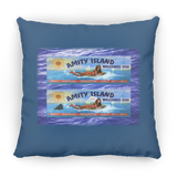 Amity Welcomes You Billboard, Water Bckgrnd - Pillow, Medium