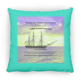 Destination Marblehead, USS Constitution - Pillow, Medium