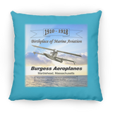 Marblehead, Birthplace of Marine Aviation , Sunset- Pillow, Small