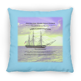 Destination Marblehead, USS Constitution - Pillow, Small