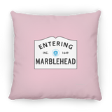 Marblehead, Entering Marblehead Sign - Pillow, Large