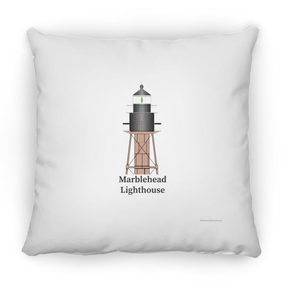 Marblehead, Lighthouse Top - Pillow, Large