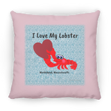 Marblehead, Lobster - I Love My Lobster - Pillow, Large