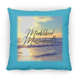 Marblehead, Massachusetts Sun & Waves - Pillow, Medium