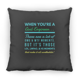 Civil Engineer WTF LMFAO - Pillow v1, Small