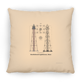 Marblehead, Lighthouse Plan - Pillow, Large