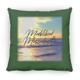 Marblehead, Massachusetts Sun & Waves - Pillow, Small