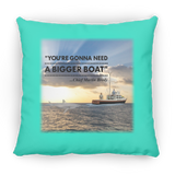 Gonna Need a Bigger Boat Scene, Sunset - Pillow, Small