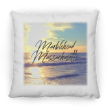 Marblehead, Massachusetts Sun & Waves - Pillow, Medium