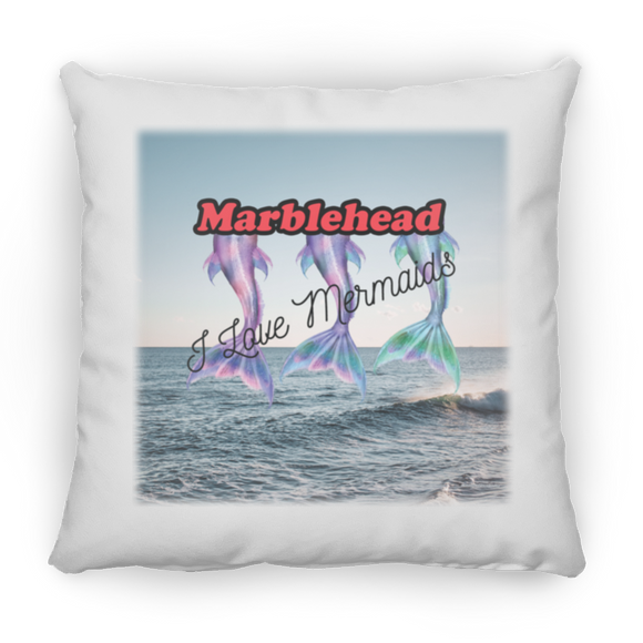 Marblehead, I Love Mermaids - Pillow, Medium