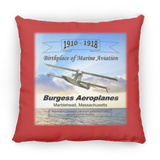 Marblehead, Birthplace of Marine Aviation, Sunset - Pillow, Medium