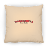 Marblehead, Down Bucket (red-black) - Pillow, Small