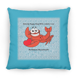 Marblehead, Lobster Lover Wake up Happy - Pillow, Large