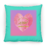 Can I Borrow a Kiss, Heart, Gradient Bckgrnd - Pillow, Small