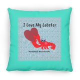 Marblehead, Lobster - I Love My Lobster - Pillow, Small