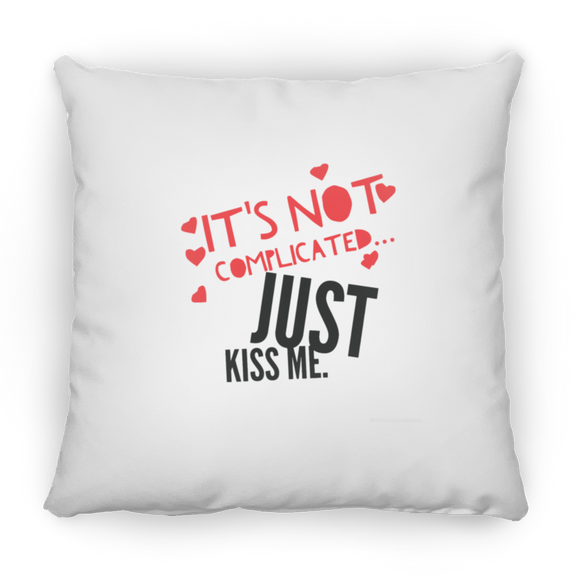 Just Kiss Me - Pillow, Large