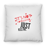 Just Kiss Me - Pillow, Large