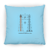 Marblehead, Lighthouse Plan - Pillow, Medium