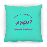 Can I Borrow a Kiss - Pillow, Large