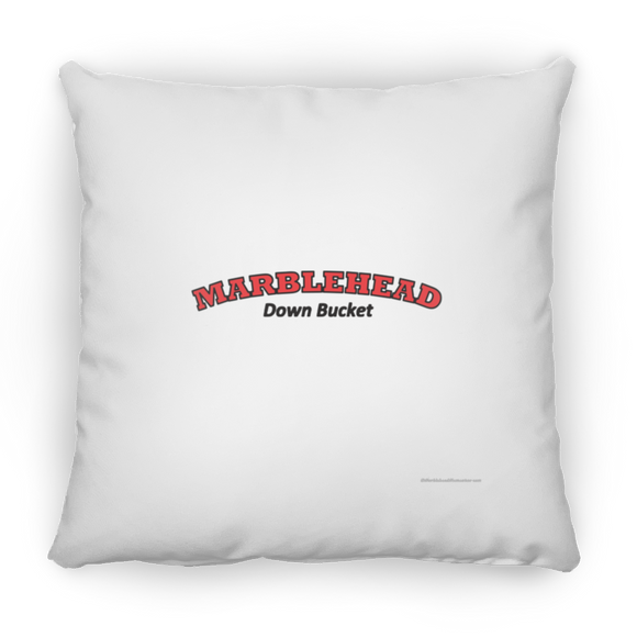 Marblehead, Down Bucket (red-black) - Pillow, Large