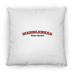 Marblehead, Down Bucket (red-black) - Pillow, Medium