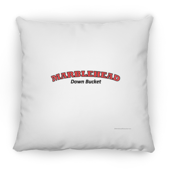 Marblehead, Down Bucket (red-black) - Pillow, Medium