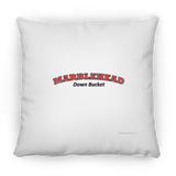 Marblehead, Down Bucket (red-black) - Pillow, Medium