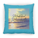 Marblehead, Massachusetts Sun & Waves - Pillow, Large