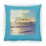 Marblehead, Massachusetts Sun & Waves - Pillow, Small