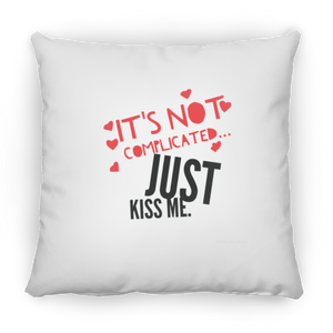 Just Kiss Me - Pillow, Medium