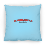 Marblehead, Down Bucket (red-black) - Pillow, Medium