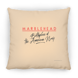 Marblehead, Birthplace of American Navy - Pillow, Medium