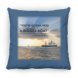 Gonna Need a Bigger Boat Scene, Sunset - Pillow, Medium